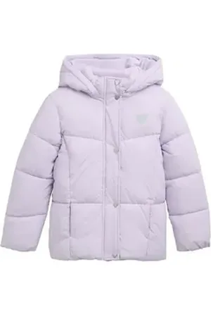 TOM TAILOR Steppjacke Puffer Jacke mit reflektiven Prints lila 104/110