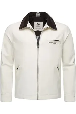 Ragwear Outdoorjacke Cordyreo stylische Herren Hemdjacke mit leichter Wattierung weiß XL (54)