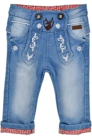 BONDI Trachtenlederhose Lange Baby Jungen Jeans 