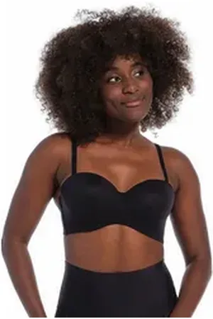 MAGIC Bodyfashion Multiway-BH Luxury Strapless Bra glatte und nahtlose Körbchen schwarz 85