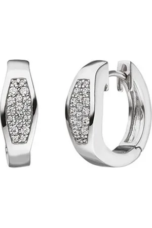 Viventy Paar Creolen Creolen Damen Zirkonia Sterlingsilber 783964