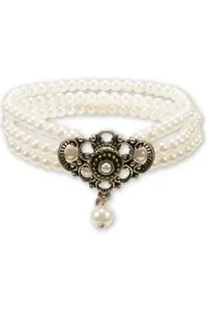 Alpenflüstern Armband Armband Damen - HEDWIG - creme, schwarz