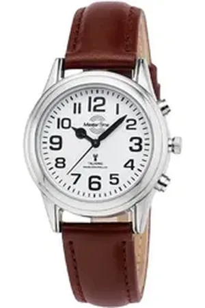 Master Time Quarzuhr MTLA-10807-12L Sprechende Damen-Funkuhr Damenuhr 36mm MTLA-10807-12L Sprechende Damen-Funkuhr Damenuhr 36mm