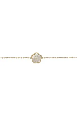 Jacques Lemans Armband Damen-Armband 925er Silber 1 Topas gelb|goldfarben