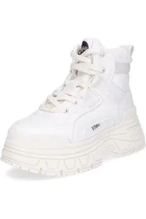 Buffalo Damen Schnürboot Fusion Hyb Mid offwhite Schnürboots weiß 41 EU