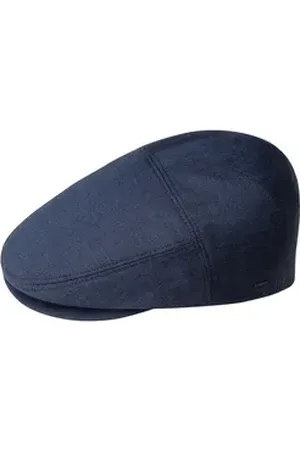 Bailey 44 Schirmmütze Slater Flatcap mit Druckknopf blau L