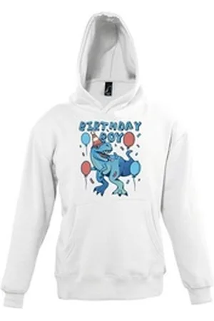 Youth Designz Kapuzenpullover Birthday Boy Kinder Hoodie Pullover im Geburtstag Look weiß 118-128 (8 Jahre)