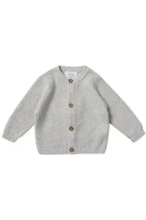 Stellou & friends Strickjacke Leicht gerippte Strickjacke Leicht gerippte Strickjacke 74/80