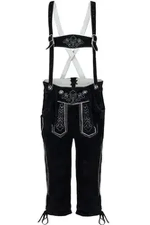 Isar Lederhose Lederhose Kinder - LEVIN - schwarz schwarz 110
