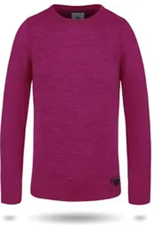 Normani Funktionsshirt Kinder Merino Langarm Broome Ski-Thermounterwäsche aus 100 % Bio-Merinowolle für Junge und Mädchen blau 146-152