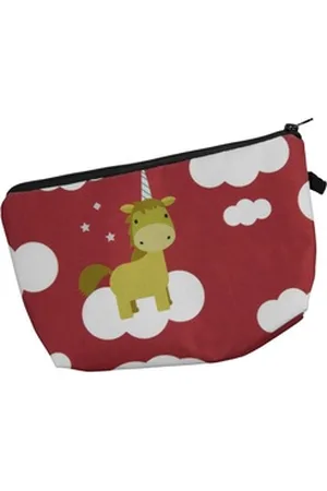 cosey Kosmetiktasche Make-up Tasche - Schminktasche und Kulturbeutel - Einhorn Design