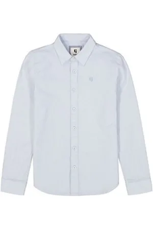 Garcia Langarmhemd festlich blau 128/134