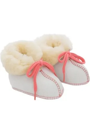 CHRIST Werner Baby BABY Lauflernschuh aus echtem medizinischem Fell grau 17 EU