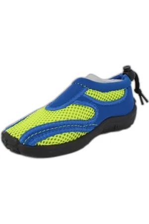 Beck Badeschuh Aqua Badeschuh (leichte, flexible, stabile Schuhe, BITTE 1 NUMMER KLEINER BESTELLEN) rutschfeste, flexible Laufsohle, schnelltrocknend blau 35 EU