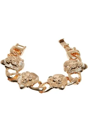 Urban classics Bettelarmband Unisex Lion Bracelet goldfarben L/XL