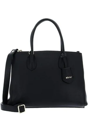 Abro+ Businesstasche Leather Adria (Set, 2-tlg) schwarz M | 32 cm x 26 cm x 13 cm