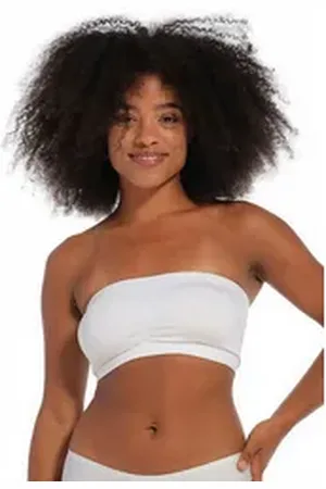 MAGIC Bodyfashion Bandeau-BH Comfort Bandeau mit herausnehmbaren Pads weiß M
