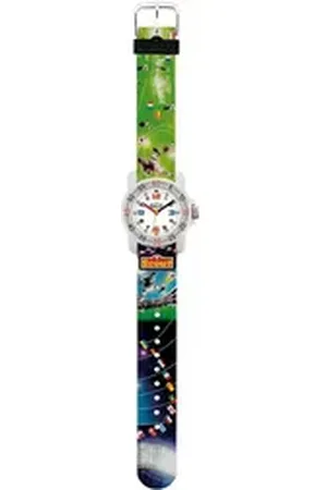 Scout Quarzuhr 280376026, Armbanduhr, Kinderuhr,Lernuhr,Geschenkidee,Schulanfang,Jungen,Fußball grün