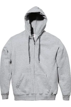 Fruit Of The Loom Sweatjacke Unisex-Freizeitjacke mit Kapuze Uni grau S