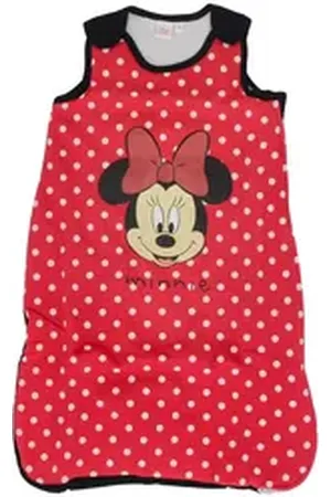 Disney Minnie Mouse Babyschlafsack Baumwoll Schlafsack für Babys, Ärmellos, 70 cm Länge rot