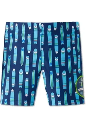 Schiesser Badeshorts Aqua (1-St) Jungen Badehose Badepants Bade-Shorts Wirkware Lichtschutzfaktor 40+ beige 98
