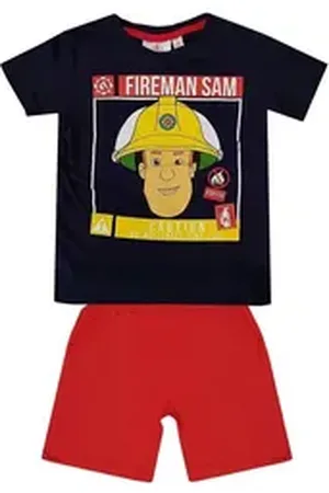 Fireman Sam Feuerwehrmann Sam Pyjama Feuerwehrmann Sam Shorty Pyjama blau 110