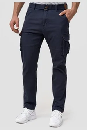 INDICODE Cargohose Mathen blau XL