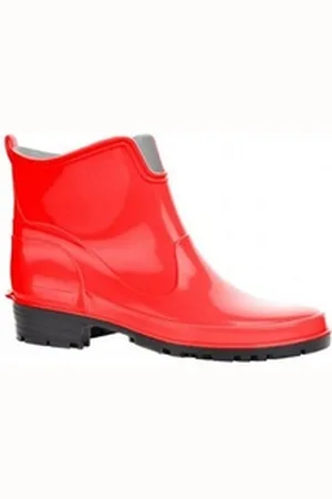 LEMIGO Gummistiefeletten Rote Red kurze Gummistiefel Elke-Rot Gummistiefel 37 EU