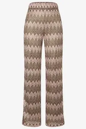 More & More MORE&MORE Regular-fit-Jeans Wide Pants Ajour Jersey 40