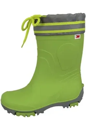 Bockstiegel Bente Gummistiefel mit Nylonstulpe grau|grün 36-37 EU