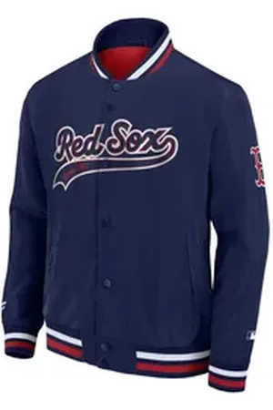 Fanatics Collegejacke Boston Red Sox MLB SATEEN College blau S