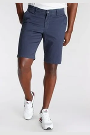 DELMAO Chinoshorts mit Details blau 42