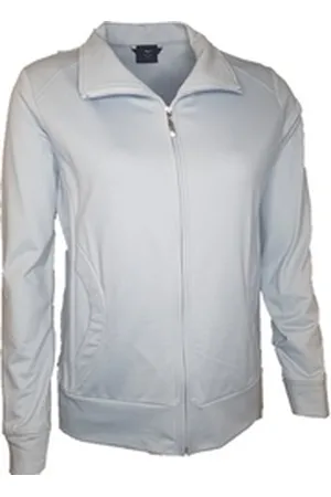 Authentic Klein Sweatjacke Damen Sport- und Freizeitjacke aus 100 % Baumwolle silberfarben 50