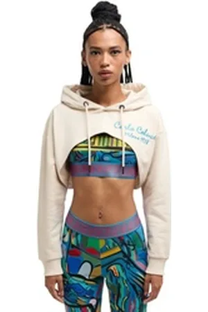 Carlo Colucci Sweatjacke Declara weiß L/40