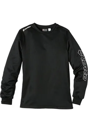 Lotto Kapuzenpullover Sport Kinder Pullover Long Sleeve - Rundhals schwarz S