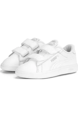 PUMA SMASH 3.0 L V INF Sneaker für Babys mit Klettverschluss weiß 22 EU