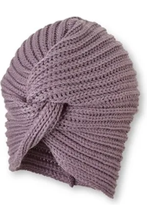 Sterntaler ® Strickmütze Turban-Strickmütze (1-St) lila 51 cm