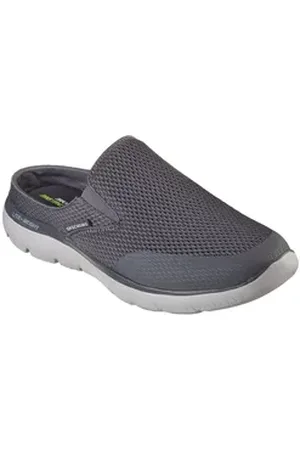 Skechers SUMMITS Clog, Sommerschuh, Schlappen, Urlaub, im sportiven Look grau 41 EU