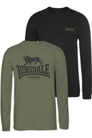 Lonsdale London Langarmshirt AYRSHIRE (Packung, 2-tlg., 2er-Pack) schwarz 4XL (68/70)