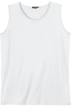 Adamo Muscleshirt Fashion Tanktop Basic weiß Übergröße weiß 2XL