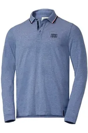 Cerruti 1881 1881 Poloshirt Mit kurzen seitlichen Schlitzen blau XXXL