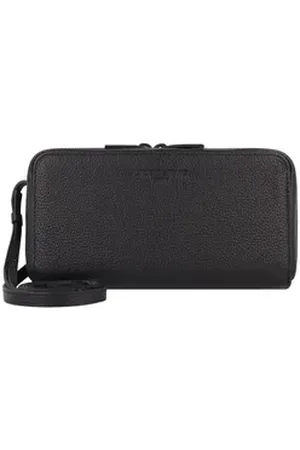 liebeskind Clutch Lou, Leder schwarz