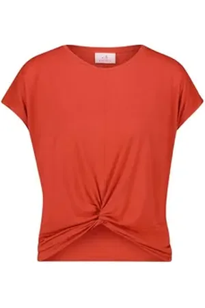 Deha T-Shirt Damen T-Shirt mit Knoten (1-tlg) rot S