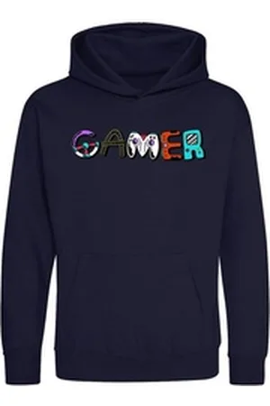 Youth Designz Kapuzenpullover Gamer Kinder Hoodie Pullover für Jungen mit trendigem Frontprint blau 96-104 (4 Jahre)