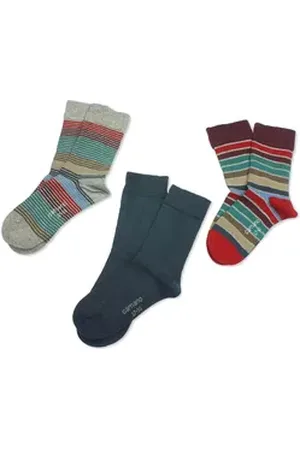 Camano Langsocken CA3795 (Packung, 3-Paar, 3 Paar) Kinder Mädchen oder Jungen Socken, Baumwolle, Unisex Kindersocken bunt