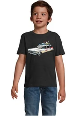 Blondie & Brownie T-Shirt Kinder Jungen & Mädchen Ghostbusters Auto Geisterjäger Geister Film in vielen Farben schwarz 96/104