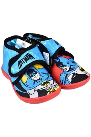 Arditex Batman Hausschuh Jungen Pantoffel mit Klettverschluss Gr. 22-27 bunt 22 EU