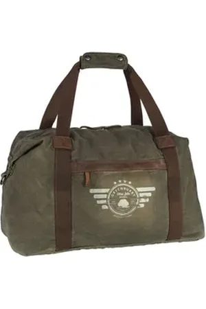 Greenburry Reisetasche Vintage Aviator grün