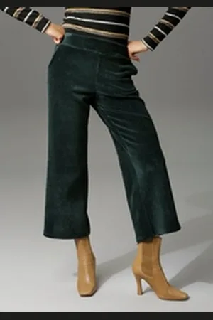 Aniston Cordhose in trendiger Culotte-Form grün 44