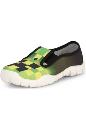 Ladeheid Kinder Mädchen Jungen Hausschuhe LARW006 Hausschuh bunt|gelb|grün|schwarz 27 EU
